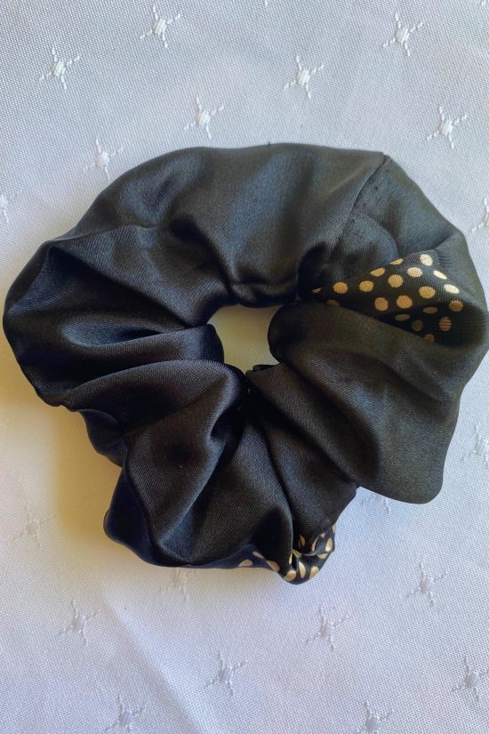 Black Fireworks Scrunchie - Image 2