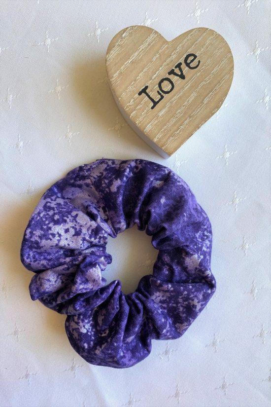 Purple Rain Scrunchie