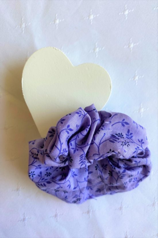 Purple Vine Scrunchie